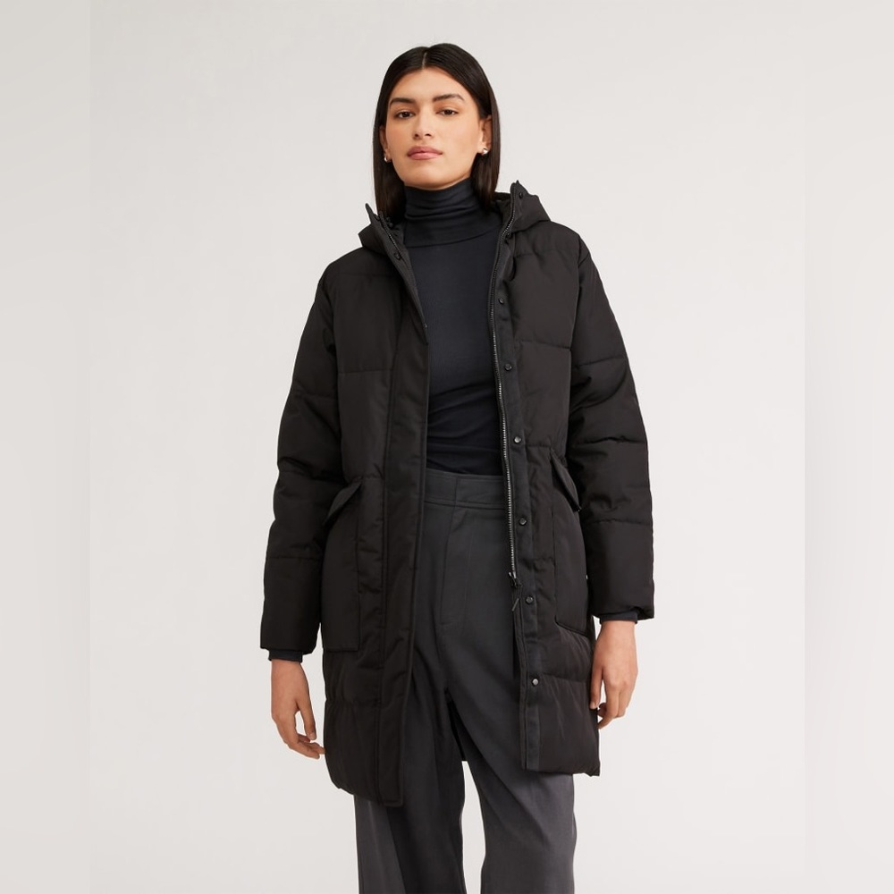 NWT Everlane ReNew Long Puffer Coat